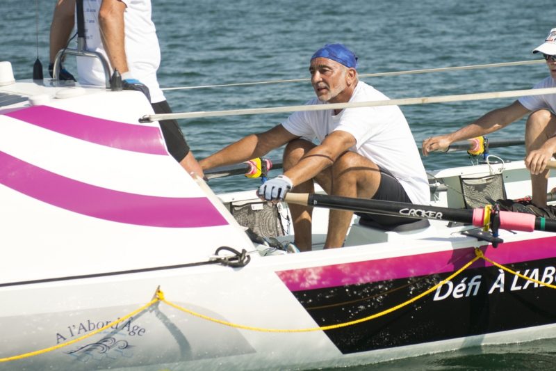 Bernard rêve de faire connaître l’Aviron Santé