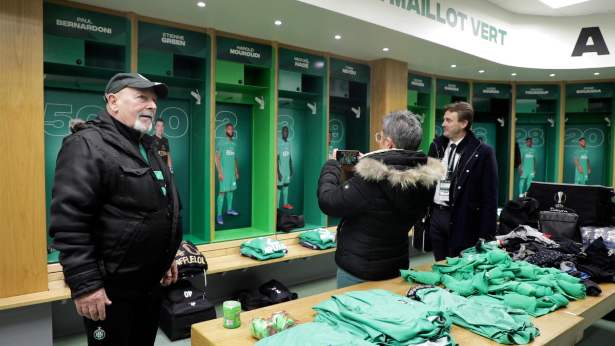 Vestiaire des joueurs de l'ASSE